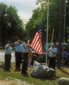 Veterans Raising the Flag